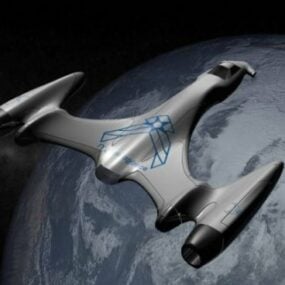 Fury Space Shuttle Spacecraft 3d model