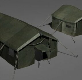 军用帐篷3d模型