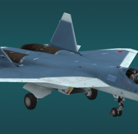 T-50 PAK Vliegtuigen 3D-model