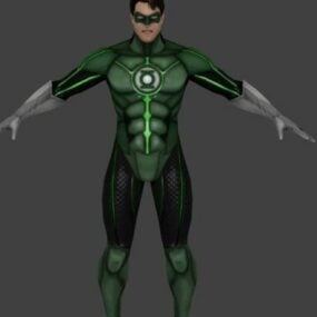 Modello 3d di Lanterna Verde