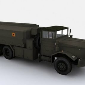 Camion de l'armée Faun L908 modèle 3D