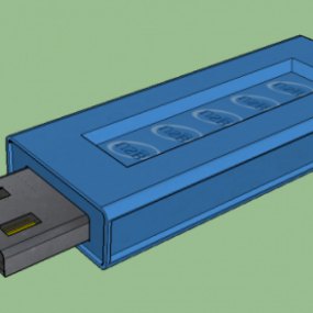 Clé USB modèle 3D
