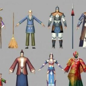Game Characters 3d model