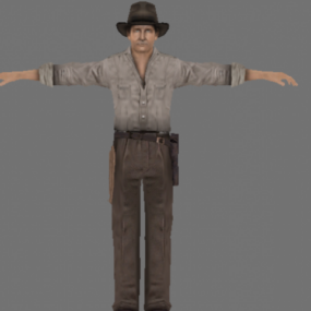 Indiana Jones 3d model