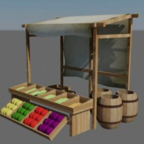 Trade Tent 3d-modell
