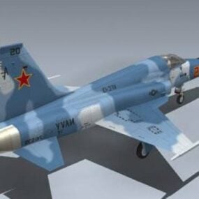 F5e Tiger Flugzeug 3D-Modell