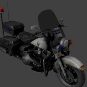 Police MotorBike 3d-modell