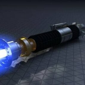 مدل سه بعدی اسلحه شمشیر نور قرمز سایفی