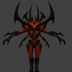 3d модель монстра Diablo