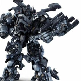 3D-Modell des Iron Robot-Charakters
