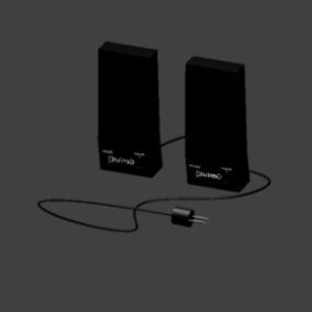 Mini haut-parleur 2.0 modèle 3D