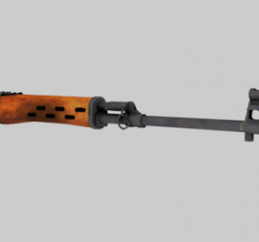 Svd Gun  Free 3d model