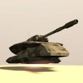 1D model vznášejícího se tanku V3