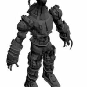 Personaje cyborg modelo 3d
