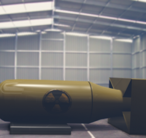 مدل 3 بعدی بمب اتمی