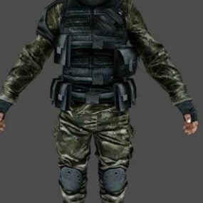 3D model vojáka