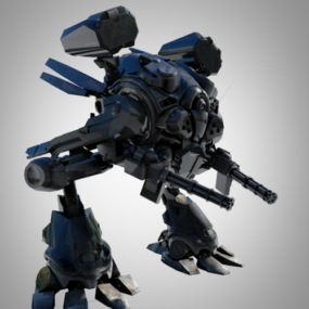Cellwallerkiller Robot Character 3d model