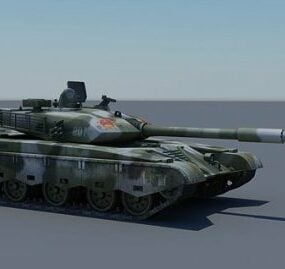 نموذج دبابة الجبل الحديدي ثلاثي الأبعاد