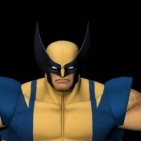 Modelo 3D do Wolverine