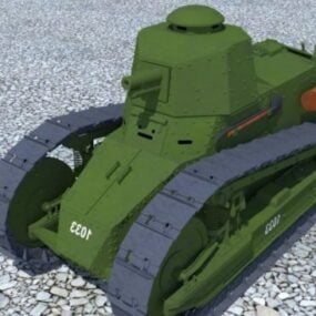Renault Ft17 Light Tank 3d model