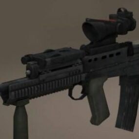 L85a2 Rifle Gun 3d-modell