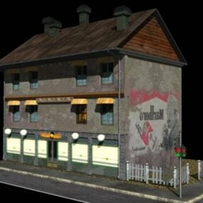Flashpantone House Building 3D-Modell