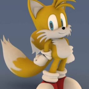Tails Character 3d model