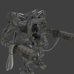 Personnage de robot blindé modèle 3D