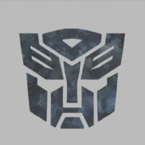 Model 3D Logo Transformers Autobot