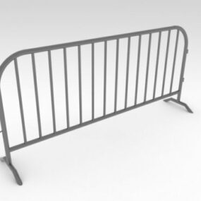 Steel Barrier 3d model