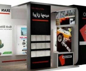Exhibition Stand Building 3d model