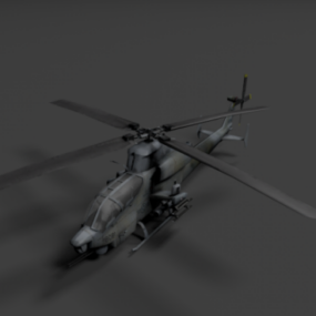 Bf2 Havoc helikopter 3D-model