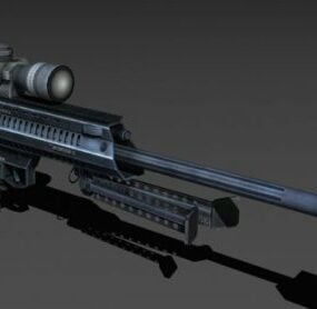 Barrett Xm500 Sniper Gun 3d model