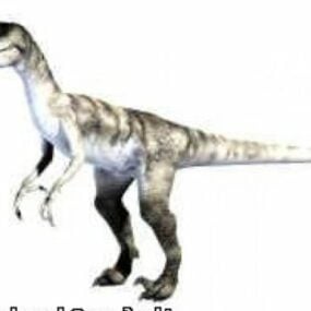 3д модель динозавра дейнониха