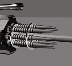 Submachine Gun Straight 3d model
