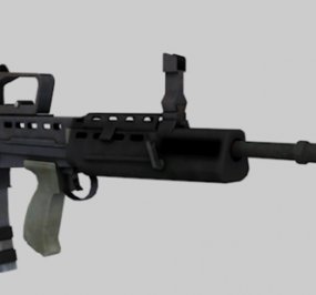 L85a2 Military Gun 3d model