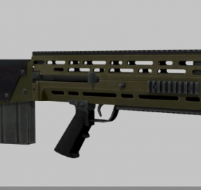 Wapen Bulldog Gun 3D-model