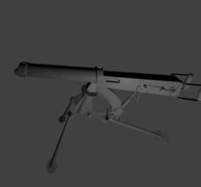 Vicker Machine Gun 3d-modell
