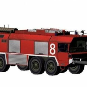 Fire Truck German 3d model