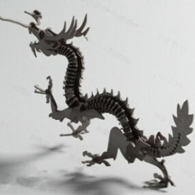 Chinesisches Drachen-3D-Modell