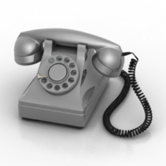 Vintage Number Telephone