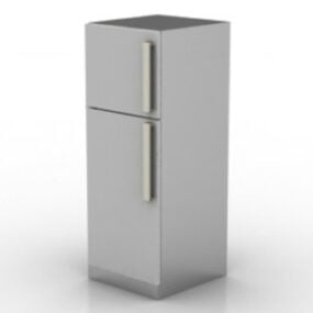 Gammal kylskåp 3d-modell