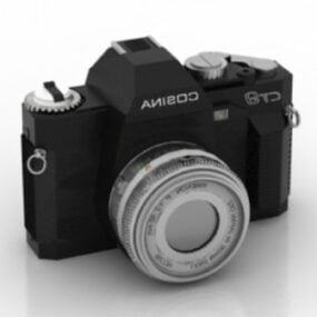 클래식 필름 카메라 3d 모델