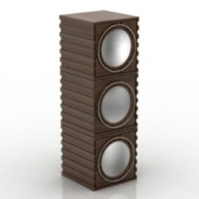 Deluxe Sound Tower 3d model