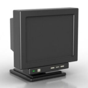 Monitor de pantalla modelo 3d