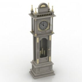 Modello 3d della torre dell'orologio continentale