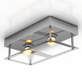 3d модель кухонного стельового світильника