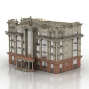 نموذج مبنى كونتيننتال كامل ثلاثي الأبعاد