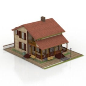 Moderní vila 3D model
