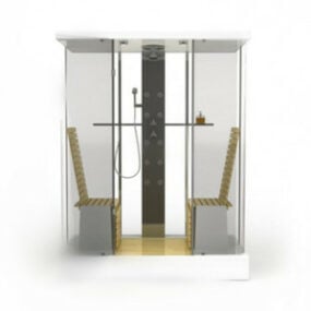Shower Room Interior 3d model